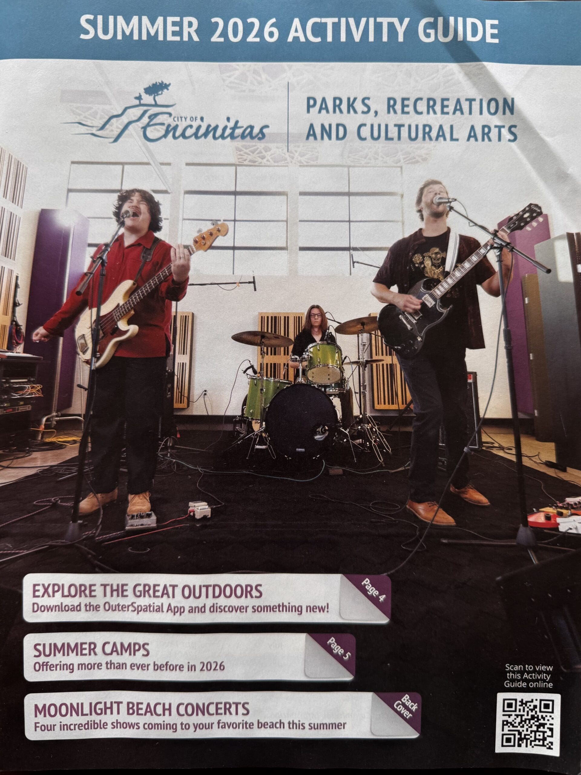 Summer 2026 City of Encinitas Parks, Recreation and Cultural Arts Activity Guide