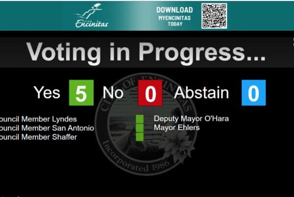 Encinitas City Council votes unanimously to approve MOU with The Encinitas Project