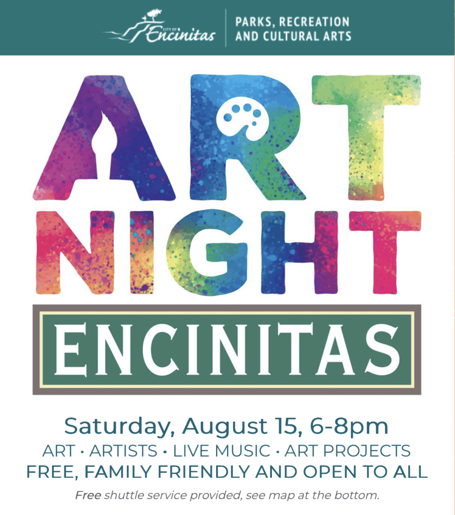 Art Night Encinitas - August 15th